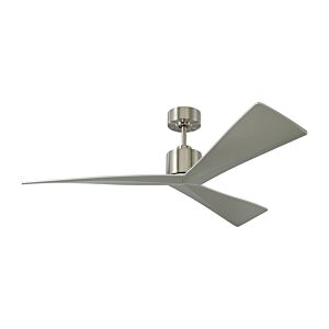 Adler 52" Ceiling Fan in Brushed Steel