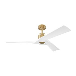 Alma 52"Ceiling Fan in Burnished Brass by Visual Comfort Fan