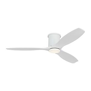 Collins Smart Hugger LED 52" Ceiling Fan in Matte White