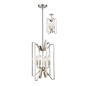 Z-Lite Marsala 4-Light Pendant Light In Brushed Nickel