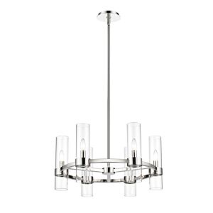 Z-Lite Datus 6-Light Chandelier In Polished Nickel