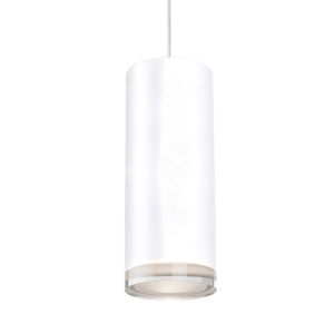 Cameo LED Pendant in White by Kuzco Lighting