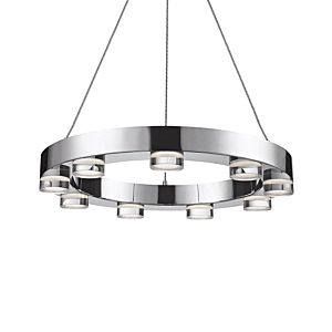  Belle Pendant Light in Chrome