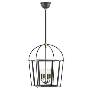 Hinkley Selby 4-Light Pendant In Black