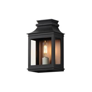 Savannah VX One Light Outdoor Wall Sconce in Antique Copper   Black Oxide by Maxim