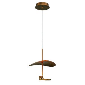 Eurofase Lagatto 1-Light Pendant in Bronze