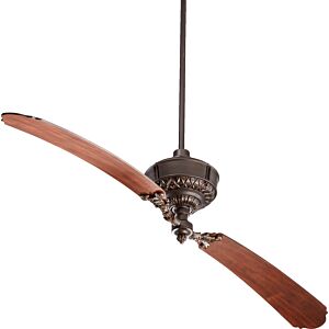 Turner 68" Hanging Ceiling Fan in Oiled Bronze