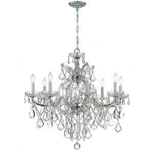 Maria Theresa 9-Light Chandelier in Polished Chrome