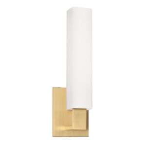 Livingston 1-Light Bathroom Vanity Light Bracket in Aged Brass