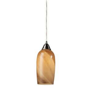 Sandstone  Mini Pendant in Satin Nickel by ELK Home