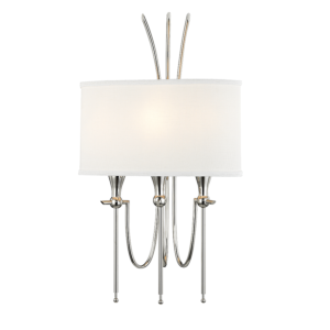  Damaris by Corey Damen Jenkins Wall Sconce in Polished Nickel