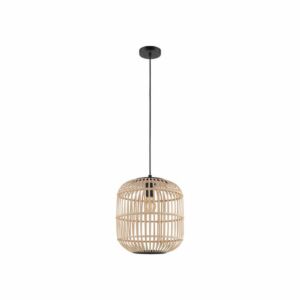 Bordesley One Light Pendant in Black by Eglo USA