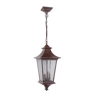 Craftmade Argent Ii 24" Outdoor Hanging Light in Aged Bronze Textured