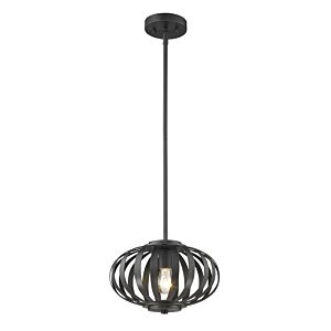 Z-Lite Moundou 1-Light Pendant Light In Bronze