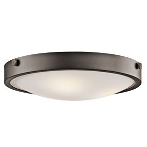 Lytham Three Light Flush Mount in Olde Bronze by Kichler