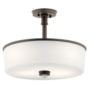 Joelson LED Pendant Semi Flush in Olde Bronze by Kichler