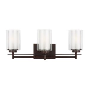 Elmwood Park 3-Light Bathroom Vanity Light in Bronze