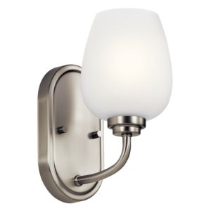 Valserrano One Light Wall Sconce in Brushed Nickel by Kichler