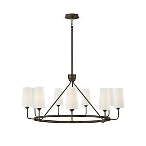 Lewis 9-Light LED Pendant in Black Oxide