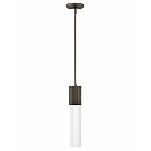 Hinkley Facet 1-Light Pendant In Black Oxide