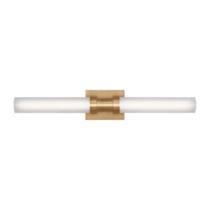 Kiel 1-Light LED Bathroom Vanity Light in Satin Brass