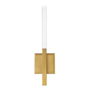 Benicio 2-Light LED Bathroom Vanity Light in Brushed Gold