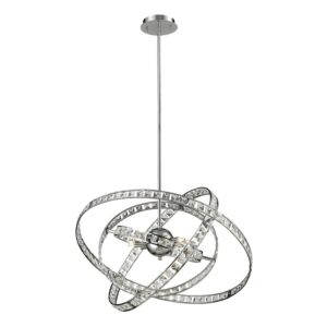 Saturn  Chandelier in Chrome by ELK Home