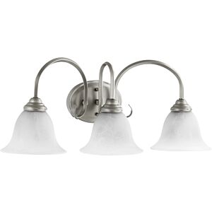 Spencer 3-Light Bathroom Vanity Light in Classic Nickel