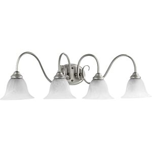 Spencer 4-Light Bathroom Vanity Light in Classic Nickel