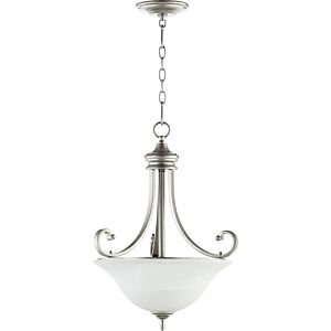 Bryant 3-Light Pendant in Classic Nickel