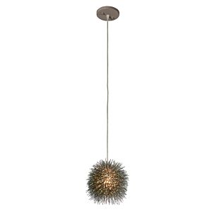 Urchin One Light Mini Pendant in Painted Chrome by Varaluz