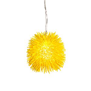 Urchin One Light Mini Pendant in UnMellow Yellow by Varaluz