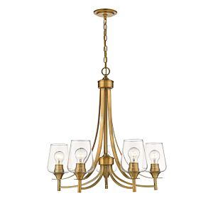 Z-Lite Joliet 5-Light Chandelier In Olde Brass