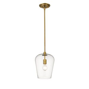 Z-Lite Joliet 1-Light Pendant Light In Olde Brass