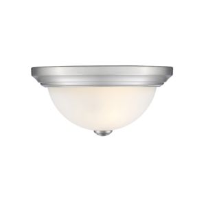 2-Light Ceiling Light in Brushed Nickel