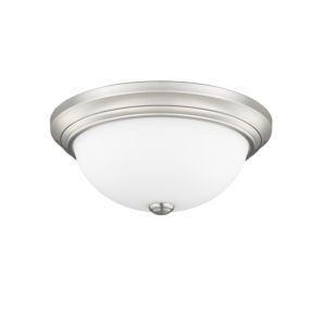 2-Light Ceiling Light in Brushed Nickel