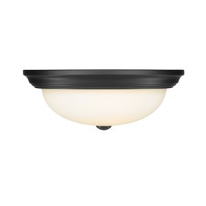 3-Light Ceiling Light in Matte Black