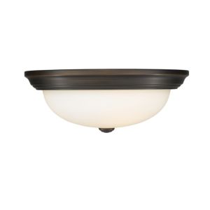 3-Light Ceiling Light in Rubbed Bronze