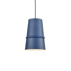 Castor One Light Pendant in Indigo Blue by Kuzco Lighting