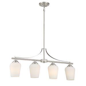 Minka Lavery Shyloh 4 Light Ceiling Light in Brushed Nickel