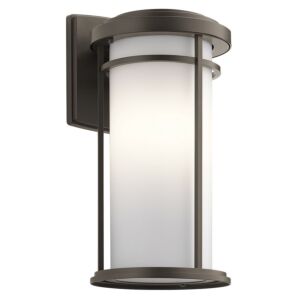 Toman 1-Light LED Outdoor Wall Mount in Olde Bronze