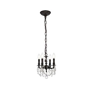 Lillie 4-Light Pendant in Dark Bronze