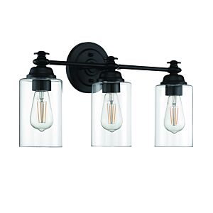 Craftmade Dardyn 3-Light Mini Pendant in Flat Black