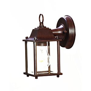 Builder's Choice 1-light Burled Walnut Wall light