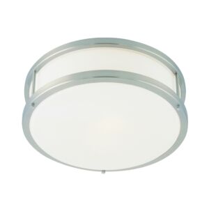 Conga LED Flush Mount in Brushed Steel by Access