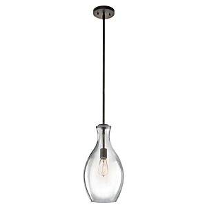 Everly One Light Pendant in Olde Bronze by Kichler