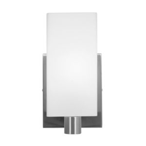 Archi One Light Vanity in Brushed Steel by Access