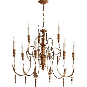 Salento 9-Light Chandelier in French Umber