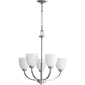 Reyes 5-Light Chandelier in Classic Nickel