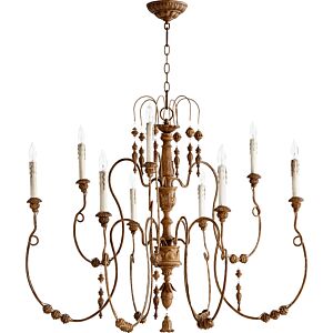 Salento 9-Light Chandelier in French Umber